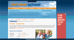Desktop Screenshot of hetweeractueel.nl